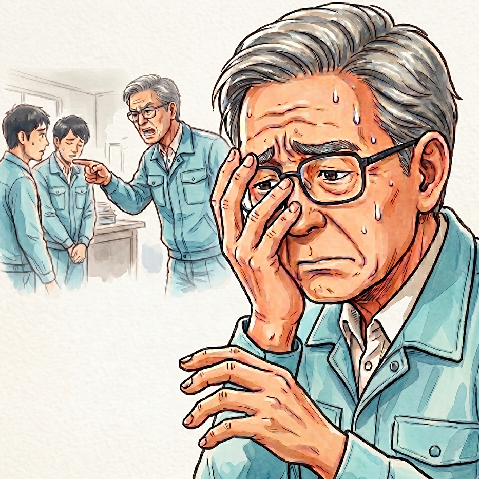 プライドを捨てられないベテラン